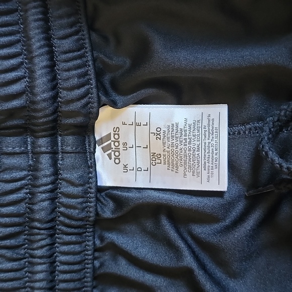 Adidas Climalite Black White Red Basketball Shorts - Size Men's Large - Picture 3 of 4